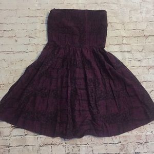 Strapless dress from Urban Outfitters